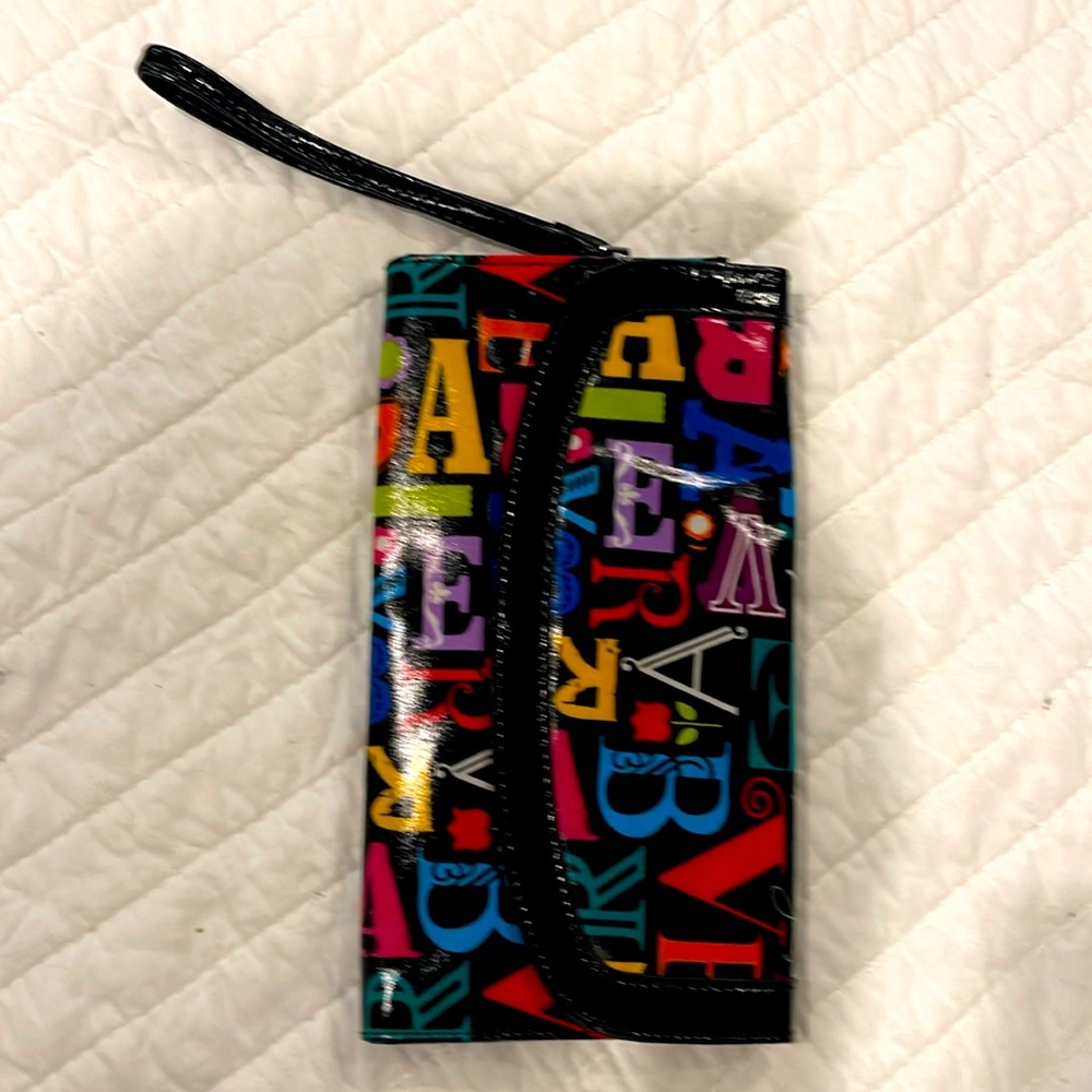 Vera Bradley alphabet wristlet never carried